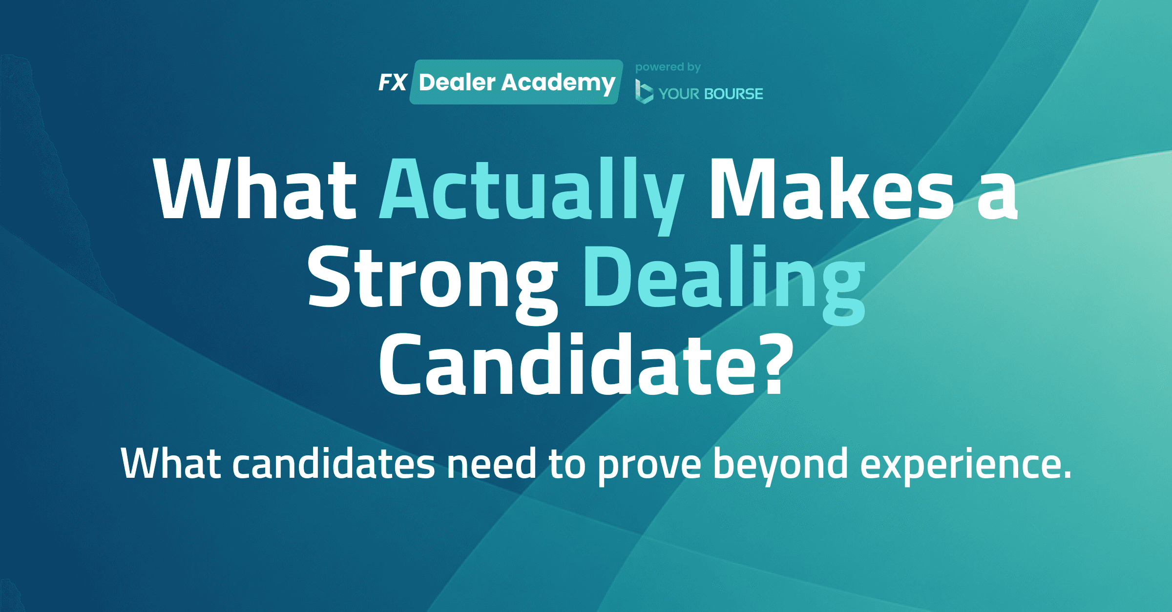 How to Land a Job in FX/CFD Dealing